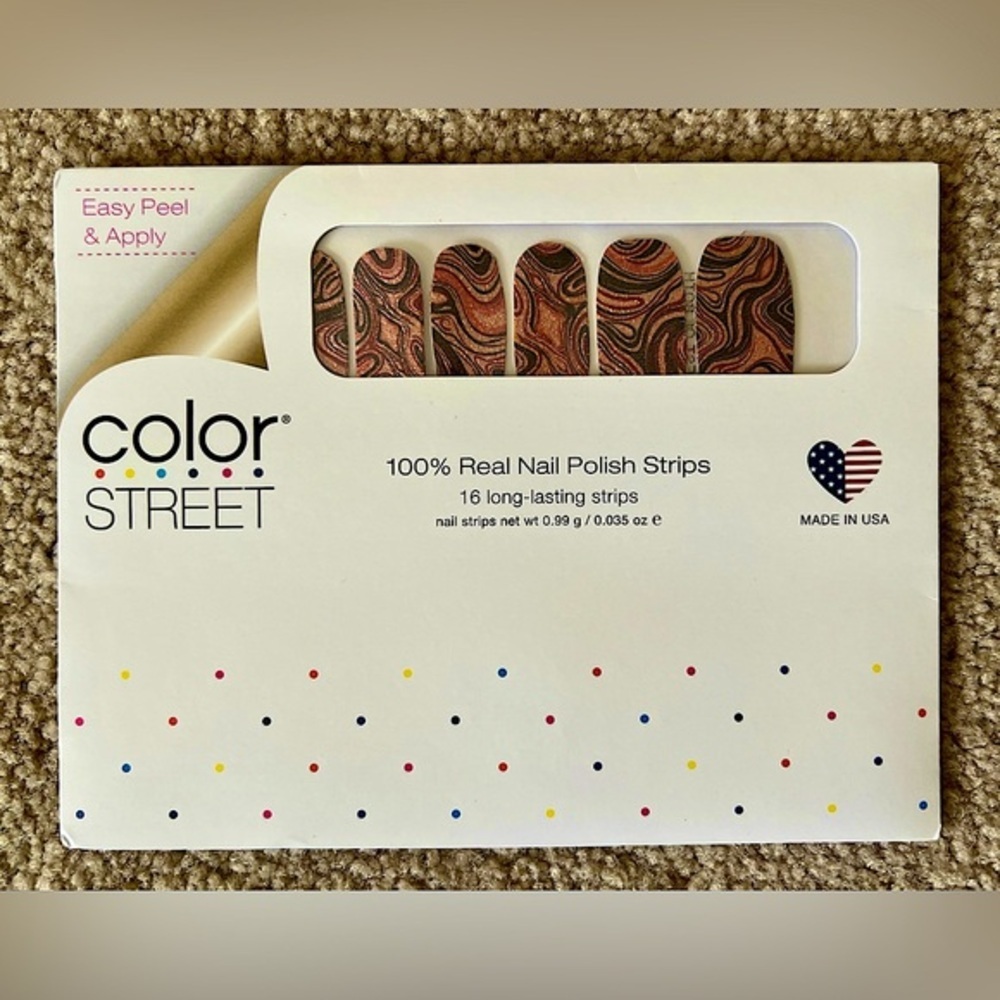 Unopened Color Street nail strips Best of Both Swirls